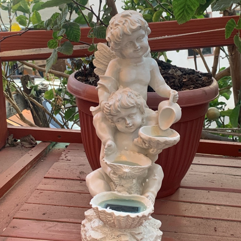 Solar Angel Fountain